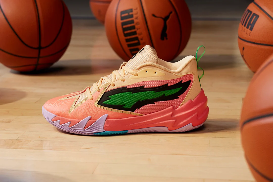 PUMA バッシュブラック/レッド スクートヘンダーソン/SCOOT ZEROS プーマ（PUMA）（メンズ）バスケットシューズ バッシュ SCOOT