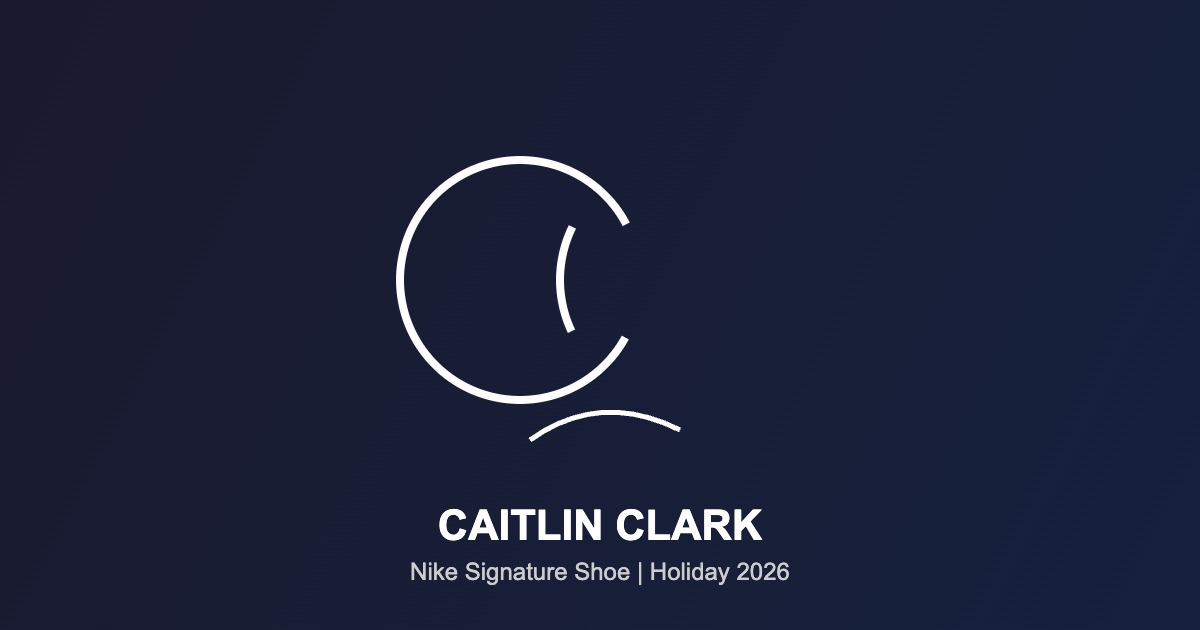 ケイトリン・クラーク ナイキ CC1 シグネチャーシューズ 2026年ホリデーシーズン発売予定