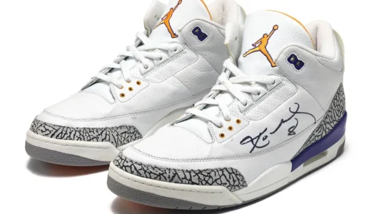 コービー着用Air Jordan 3 PE（2003年44pts＆52pts試合）がオークション登場！すでに$130,000超え