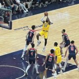 LeBron James playing basketball