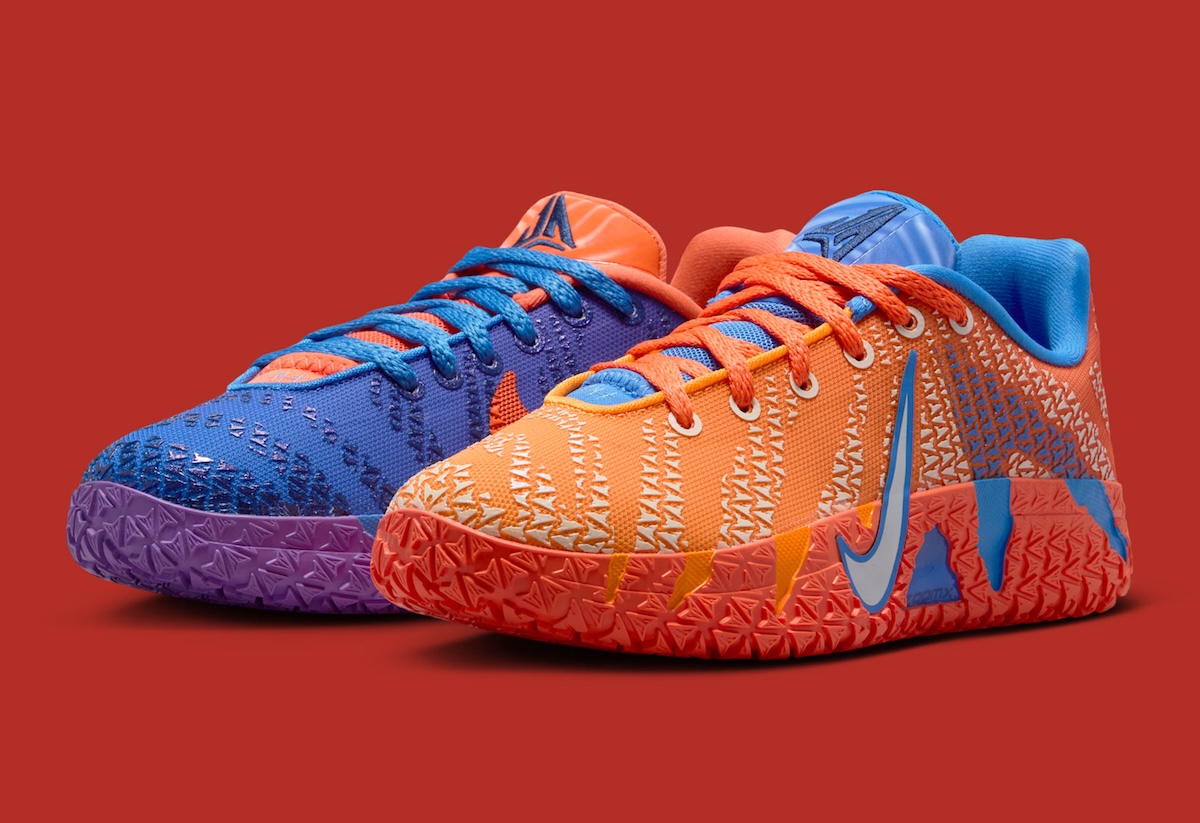 Nike Ja 3 GS Blue Crystal Turf Orange