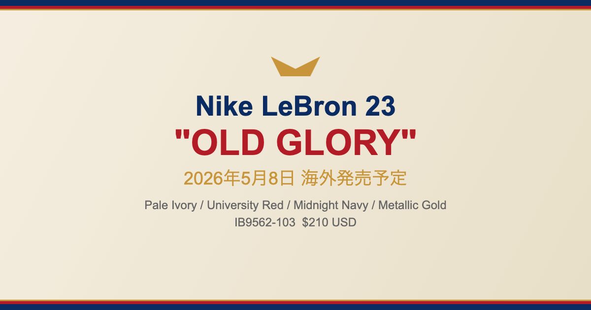 Nike LeBron 23 "Old Glory" バスケットボールシューズ