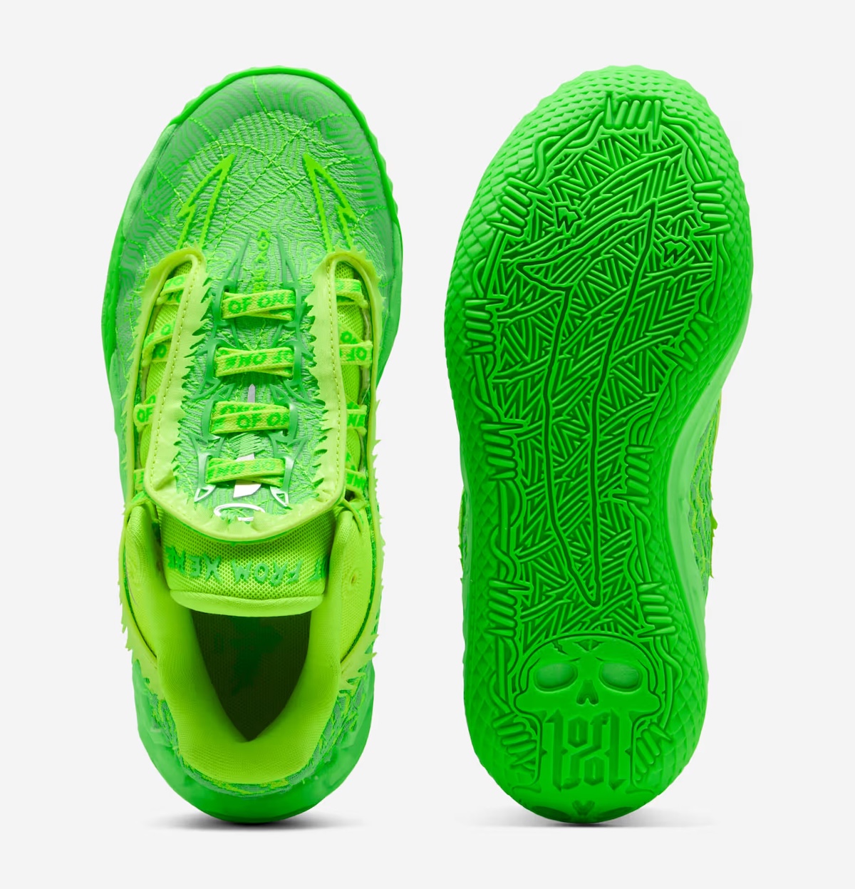 PUMA MB.05 Low Slime ヒールビュー