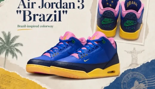 Air Jordan 3 “Brazil” が海外発売！ブラジル代表アウェイキット着想の鮮烈ロイヤルブルー、Jumpman×CBFの新章