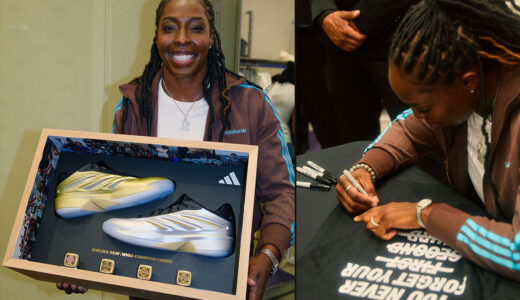 Chelsea Gray × adidas Crazy Energy Plus PE 公開！「4度の優勝経験」を讃えるゴールド×シルバーのミスマッチPEがエースのオープニングナイトで披露