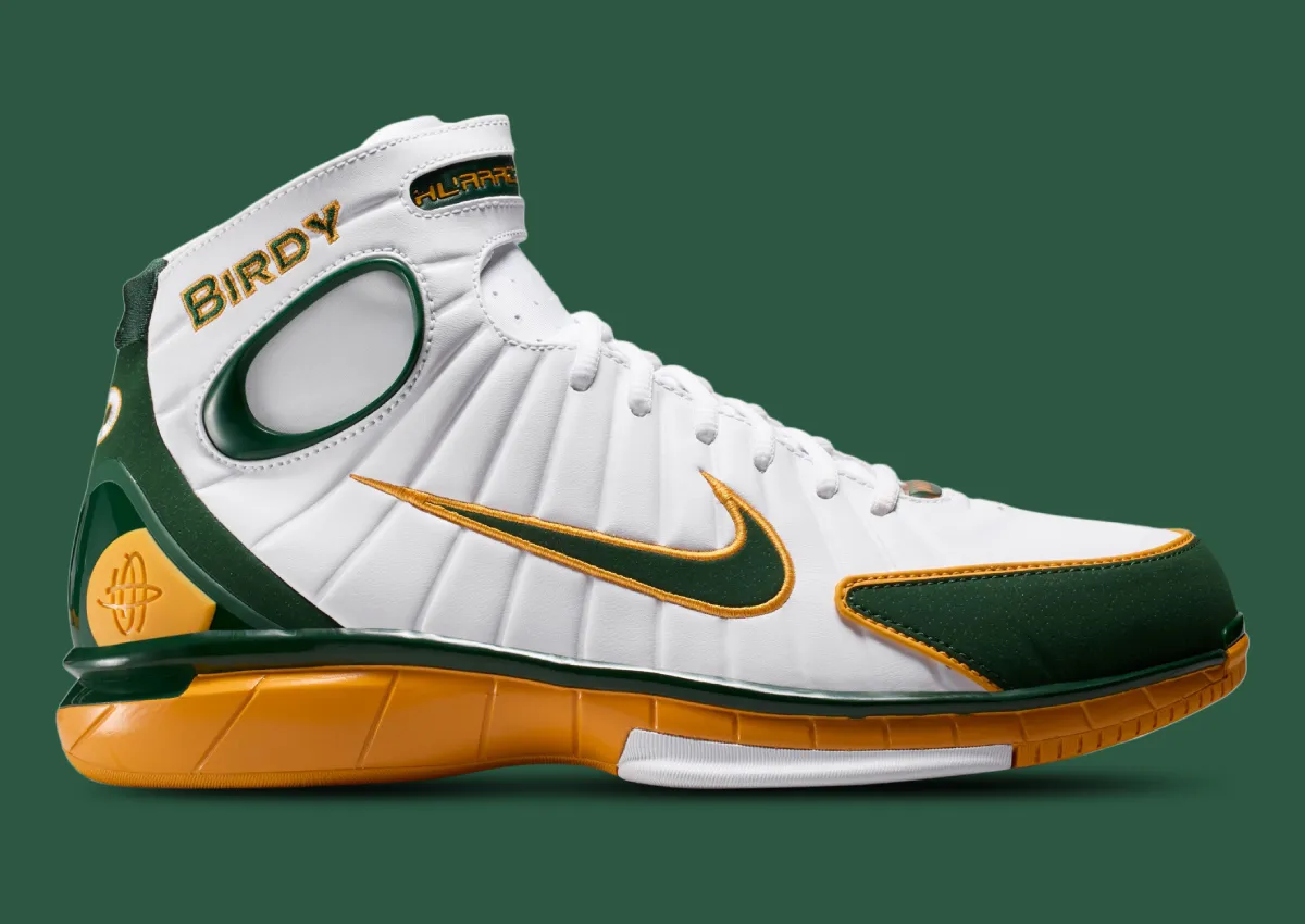 Nike Air Zoom Huarache 2K4Sue BirdPEがオフィシャル化！2004年王者カラーで7月24日海外発売【IW1884-100】