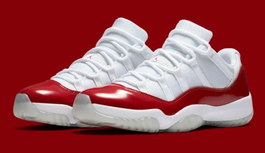 Air Jordan 11 Low「Cherry」が2027年夏に復刻決定！ホワイト×バーシティレッドの夏定番が約10年ぶり復活【AV2187-102】