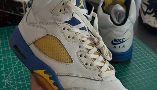 Air Jordan 5「Laney」の幻サンプルが浮上！「23」刺繍なし＆Nike Airヒールの2000年初期仕様