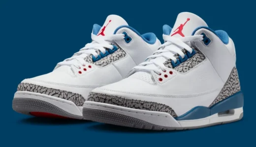 Air Jordan 3「True Blue」が7月18日海外発売！1988年オリジナルを忠実再現した永遠の名作カラーが復活【IF4396-102】
