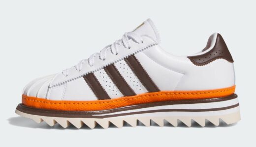 CLOT×アンソニー・エドワーズ adidas Superstar「Unity Orange」が7月25日海外発売！のこぎり刃ソールで再構築した$200コラボ【KK1388】