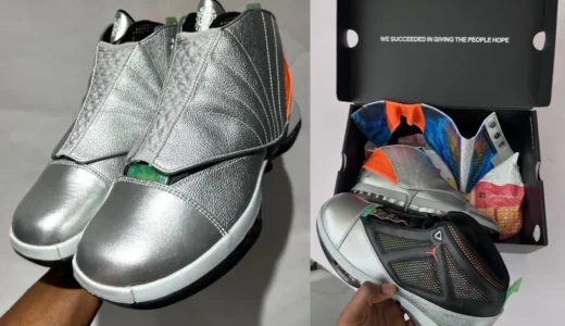 Free The Youth × Air Jordan 16が7月17日海外発売！ガーナ文化を纏うメタリックシルバーの初コラボ