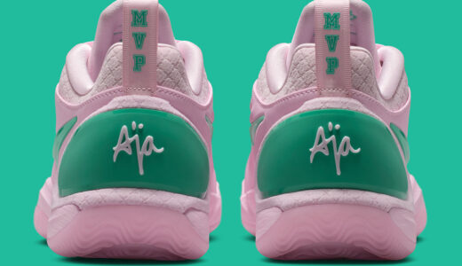 Nike A’Two「MVP」が7月8日海外発売　エイジャ・ウィルソンの4度のMVPを刻むピンク×グリーン