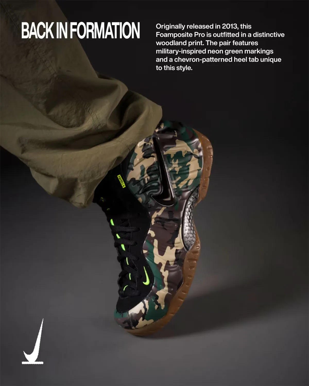 Nike Air Foamposite Pro Green Camo IM5204-001