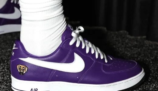 レブロンがVictor Victor x Nike Air Force 1 ’01「Court Purple」を初披露！ウェンビーも履く注目コラボの新色【IV3238-500】