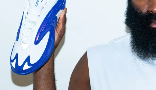 ジェームズ・ハーデンがadidas Harden Vol. 11の新色を公開！グロスブルー×ホワイトのクリーン仕様、2026年内に海外発売へ