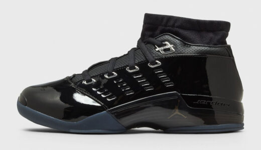 Air Jordan 17 Low「Black Patent」が欧州8月8日発売！漆黒パテントの“Black Pack”第1弾【IV7640-001】