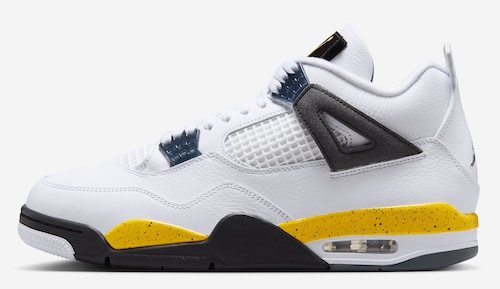 Air Jordan 4「Tour Yellow」が9月5日海外発売！ホワイト×ツアーイエロー×ダークブルーグレーで$220