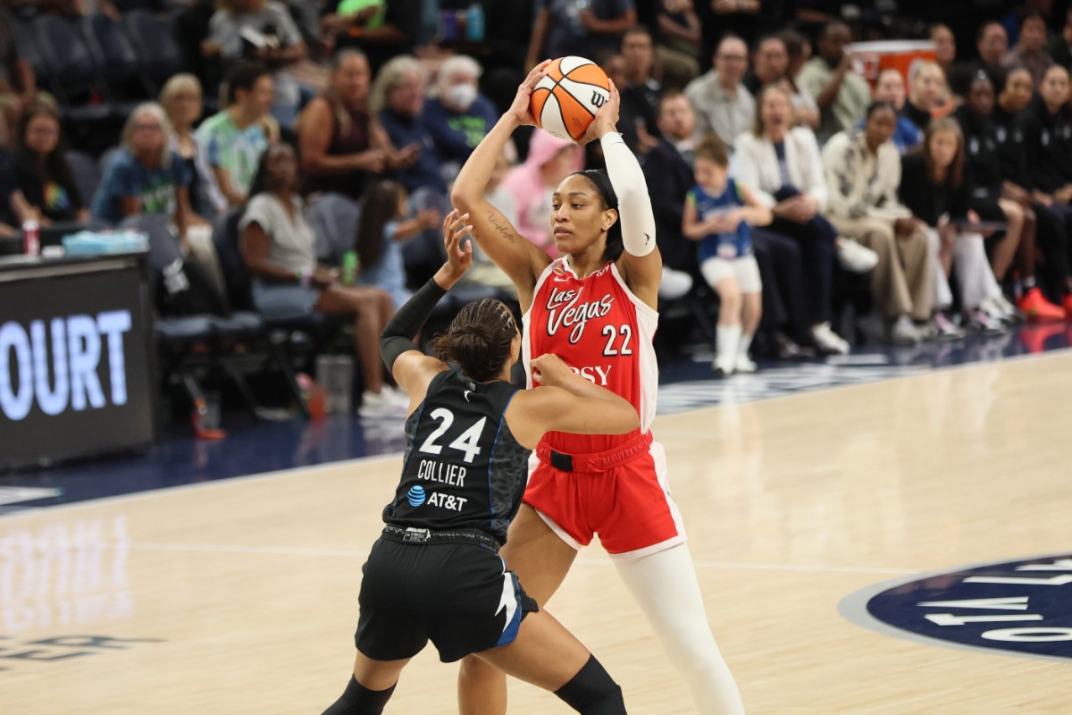 A'ja Wilson Las Vegas Aces