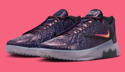 ブロニー・ジェームズのNike LeBron Witness 9「Midnight Navy」PEが公開！ネイビー×パープルの渦巻きグラフィックに“b9”ロゴ