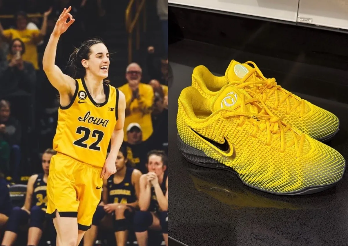 ケイトリン・クラークがNike Caitlin 1「Iowa Hawkeyes」