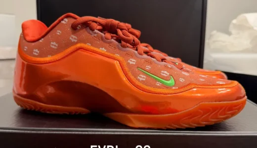 Nike LeBron 23「EYBL」PEが初公開！バーントオレンジ×王冠グラフィックの非売品が浮上