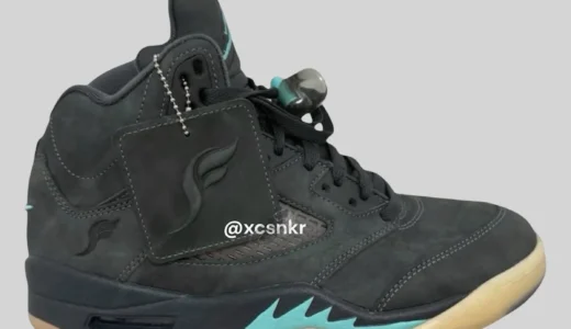 SoleFly x Air Jordan 5の製品版が公開！グレースエード×ティール、10月海外発売で$225