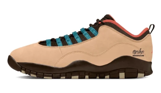 Air Jordan 10が史上初のローカット化へ！第1弾はThe Whitaker Groupコラボ、2027年6月5日発売予定