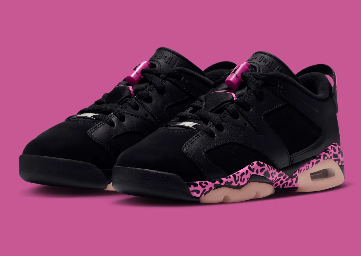 Air Jordan 6 Low Black Pink Foam 768878-001