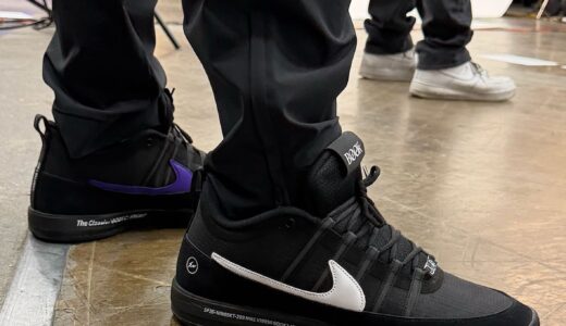 Fragment Design x Nike Book 2「Black/Purple」のFriends & Familyカラーが浮上！ブラックスエード×パープルスウッシュの限定サンプル