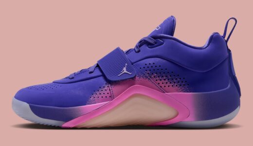 Jordan Tatum 5「Sunrise」が10月15日海外発売！パープル×ピンクで夜明けを描く$125、フォアフットストラップ搭載【IO1746-401】