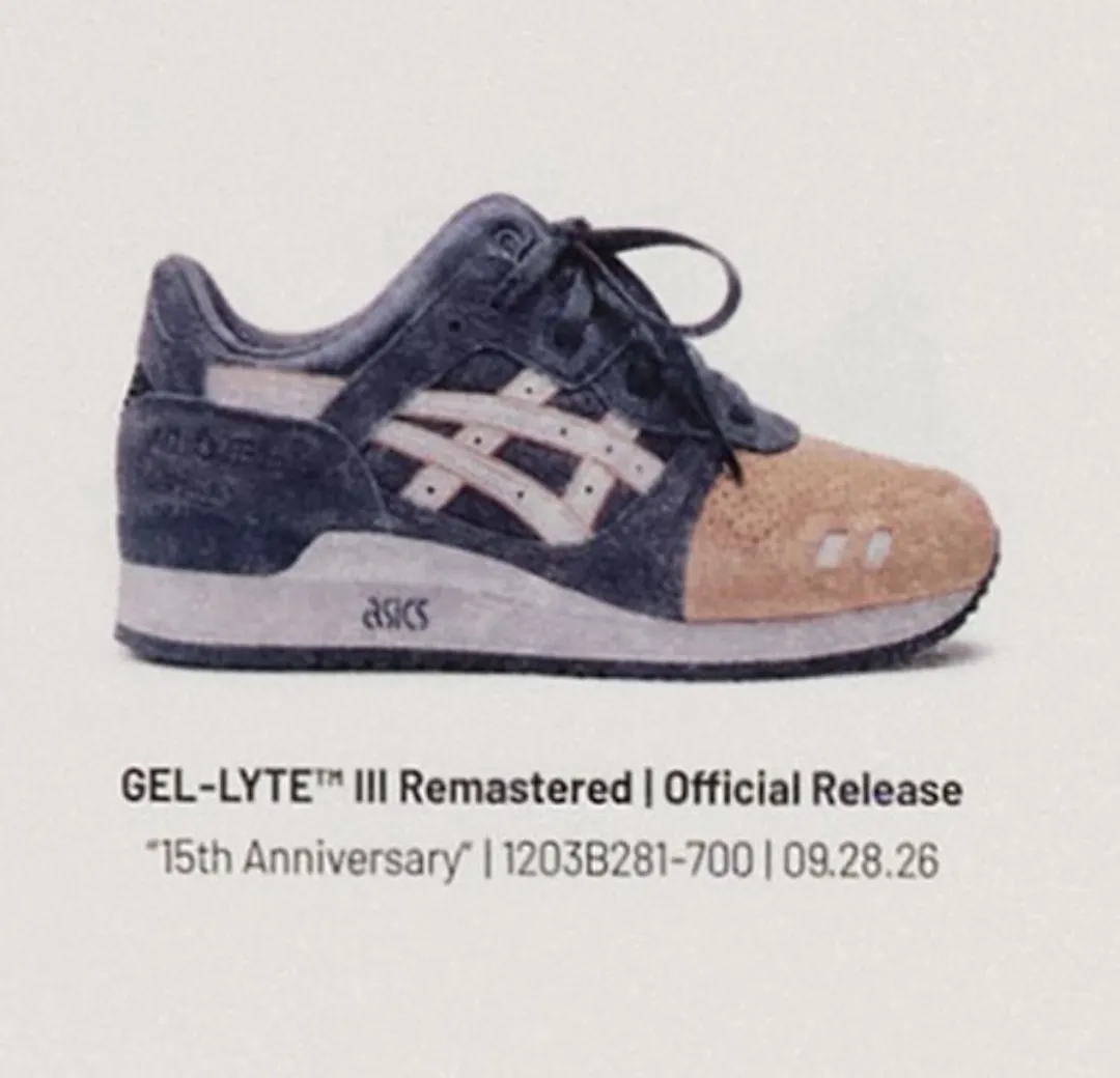 KITH ASICS Gel-Lyte III Salmon Toe Remastered