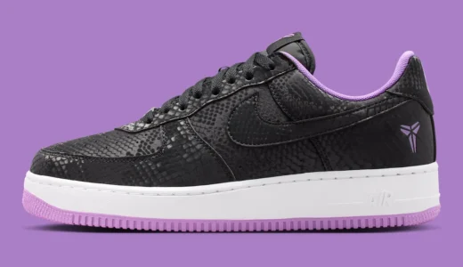 【続報】コービー × Nike Air Force 1 Low「Black/Purple Stardust」が10月1日海外発売に確定！$125で“Mamba Forever”を刻む【IB0018-007】