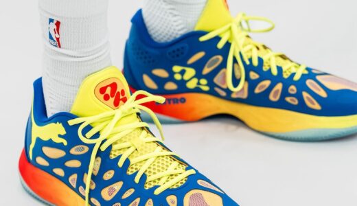 タイリース・ハリバートンがPUMA Hali 2「Thermal Vision」を初披露！ブルー×イエロー×オレンジのマルチカラーが2026年ホリデー登場へ