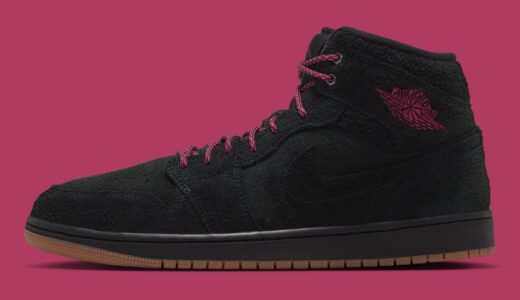 Air Jordan 1 Mid「Black/Team Red」が2026年秋に海外発売へ！全面シャギースエードのブーツ風仕様、$140【IQ5491-001】