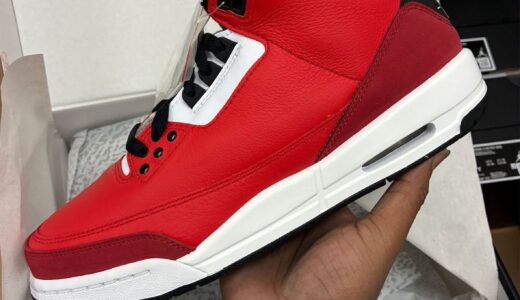 Air Jordan 3 GS「Santa」が11月21日海外発売！サンタの衣装を映す赤×白に毛足のある黒ライニング、$155【DM0967-601】