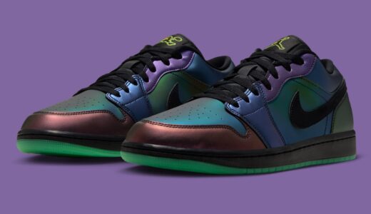 Air Jordan 1 Low SE「Space Jam Magic Ball」が11月5日海外発売！玉虫色に移ろうパネルと暗闇で光るソール、$130【IX6375-001】