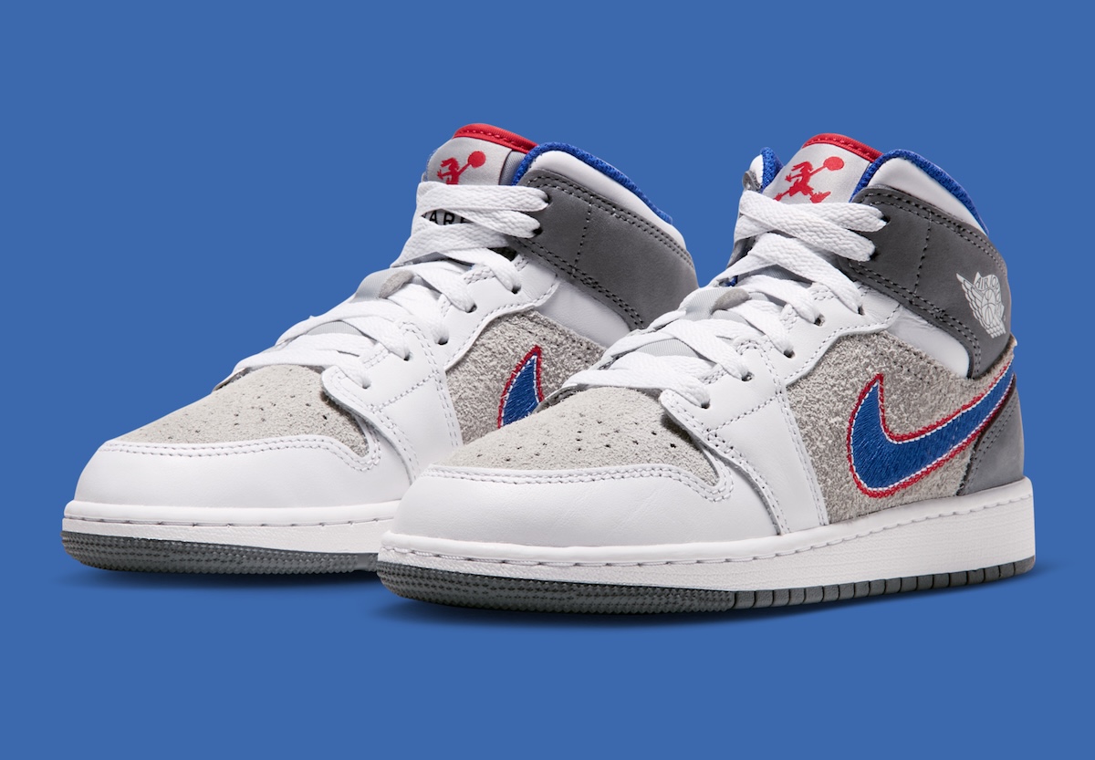 Air Jordan 1 Mid Space Jam Hare