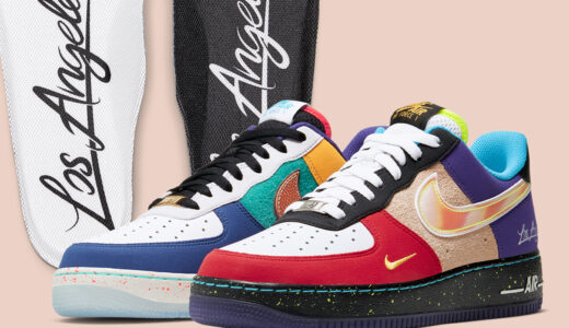 Nike Air Force 1 Low「What The LA」が10月22日に7年ぶり復活！レイカーズ紫とドジャースブルーを左右で履き分ける$125【CT1117-100】