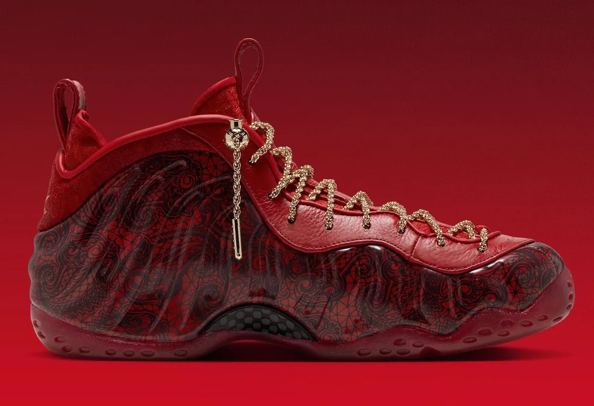 Victor Solomon x Nike Air Foamposite One Gym Red