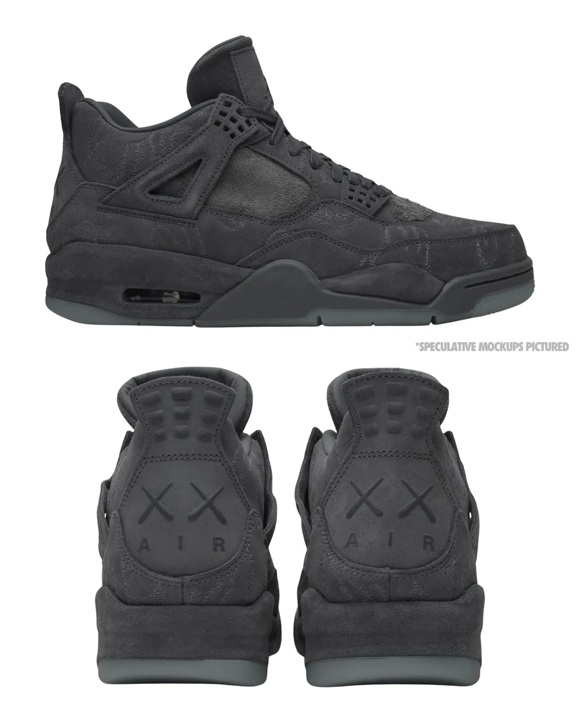 KAWS x Air Jordan 4 Dark Grey