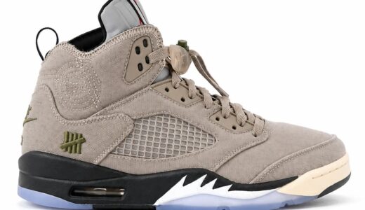 UNDEFEATED×Air Jordan 5が2027年2月海外発売へ！「Moon Fossil」「Light Chocolate」の2色、Jordanコラボは3作目【JF3394】